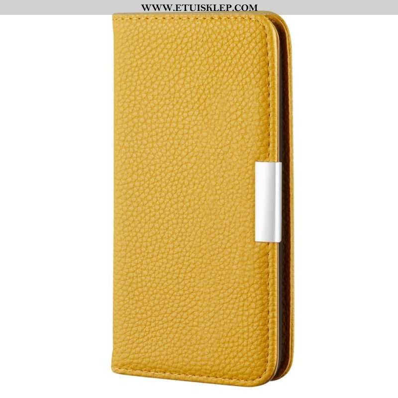 Etui Na Telefon do Samsung Galaxy S22 5G Etui Folio Liczi Ze Sztucznej Skóry Ultra Szykowny